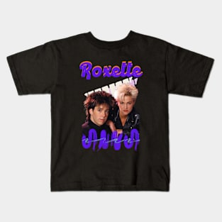 Roxette 90s style retro vintage 80s gifts Kids T-Shirt